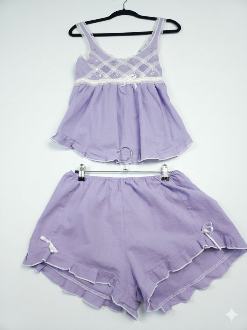 Adult baby doll style two piece pajamas (no brand)